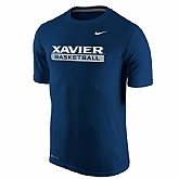 Xavier Musketeers Nike Basketball Legend Practice Performance WEM T-Shirt - Blue,baseball caps,new era cap wholesale,wholesale hats
